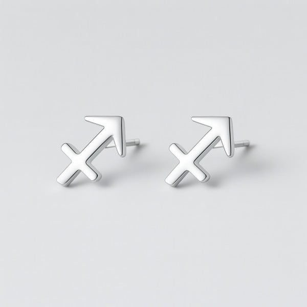 Orecchini in argento 925 segni zodiacali Sagittario
