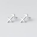 Boucles d'oreilles argent 925 Signes du zodiaque Sagittaire