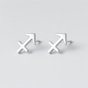Boucles d'oreilles argent 925 Signes du zodiaque Sagittaire