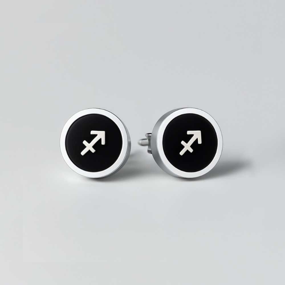 Boucles d'oreilles acier Signes du zodiaque Vierge