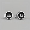 Boucles d'oreilles acier Signes du zodiaque Vierge