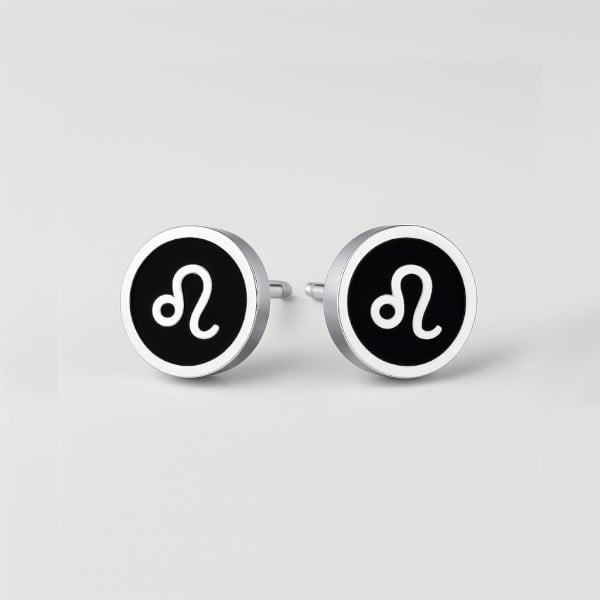 Boucles d'oreilles acier Signes du zodiaque Gémeaux