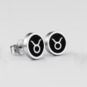 Boucles d'oreilles acier Signes du zodiaque Bélier