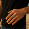 Bague celtique argent ouverte