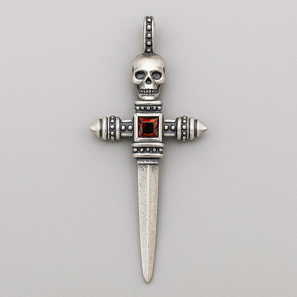 Tony & Paul Boutons De Manchette Tête De Mort Blackhat – Acier Rhodié Gris Argent Intense, Design Biker Fantaisie, Écrin Luxe Inclus