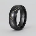 Anello Galaxy personalizzato con cupola Tungsten Alliance