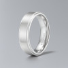 Bague de mariage titane brosse personnalisee