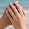 Bague mariage personnalisee titane homme anneau rainure zirconium