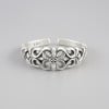 Bague argent ouvert fleur de lys