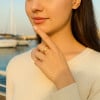 4mm Bague de mariage personnalisée tungstène brossé