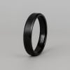 4mm Bague de mariage personnalisée tungstène brossé
