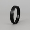 4mm Bague de mariage personnalisée tungstène brossé