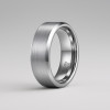 M Bague homme anneau carbure tungstene mat brosse personnalisable