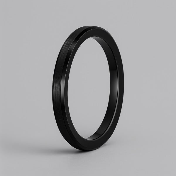 Alliance en tungstène brossé 2 mm – Fine, élégante personnalisable
