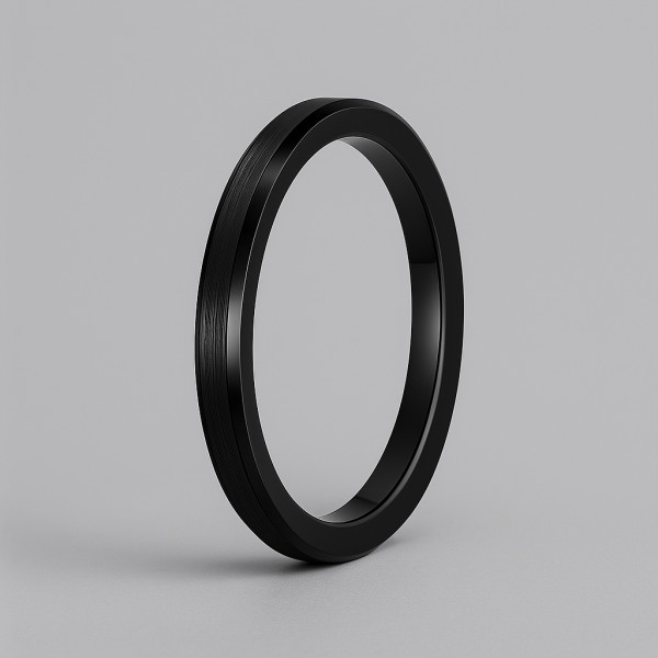 Alliance en tungstène brossé 2 mm – Fine, élégante personnalisable