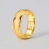 D Bague mariage personnalisable homme anneau Tungstene centre sable