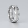 M Bague mariage personnalisable homme anneau Tungstene centre sable