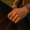 Bague homme anneau epine gothique