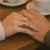 Blanc Bague tungstène alliance 4mm lisse