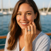 Bague mariage tungstene zirconium finition miroir alliance personnalisable