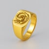 D Bague homme chevaliere scorpion zodiaque acier inoxydable