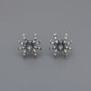 Boucles d'oreilles clous araignee argent homme femme
