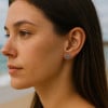 Boucles d'oreilles clous araignee argent homme femme