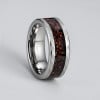 Bague homme personnalisable tungstène onyx