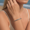 Bracelet argent massif jonc tresse homme femme