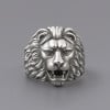 Bague biker chevaliere argent homme tete de lion