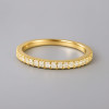 Bague 3 anneaux femme argent zirconium