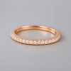 Bague 3 anneaux femme argent zirconium