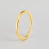 Bague alliance dome argent minimaliste homme femme