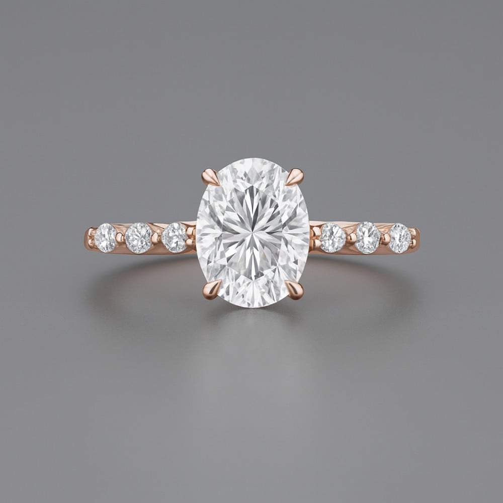 Bague Solitaire En Argent Massif Avec Zirconium - Taille 53 - Bijou Vintage