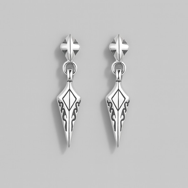 Twoowl - Orecchini In Argento Sterling 925 Con Nodo Celtico E Pietra Turchese, 9 Mm, Regalo Unisex