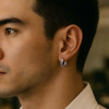 Boucles d'oreille argent creoles chaine
