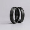 Bague de mariage personnalisée tungstène brossé