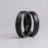 Bague de mariage personnalisée tungstène brossé