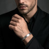 Bracelet personnalise homme gourmette acier a graver