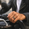 Bague personnalisee alliance anneau Tungstene