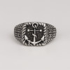 Bague chevalière celtique argent 925 – Motifs ancre marine ajustable