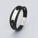 Pulsera de cuero personalizada para hombre