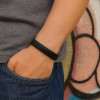 Bracelet homme cuir tresse fermoir magnétique
