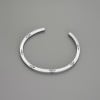 Bracelet Bali argent massif jonc ouvert