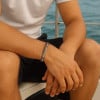 Bracelet homme argent torsade motif celtique viking