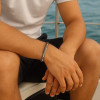 Bracelet homme argent torsade motif celtique viking