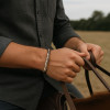 Bracelet homme argent torsade motif celtique viking