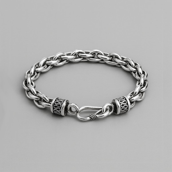 Bracelet homme argent 925 style celtique – Élégance et héritage 2944