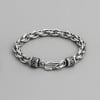Men's Sterling Silver Braided Chain Bracelet