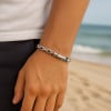 Bracelet homme chaine marine argent fermoir boucle